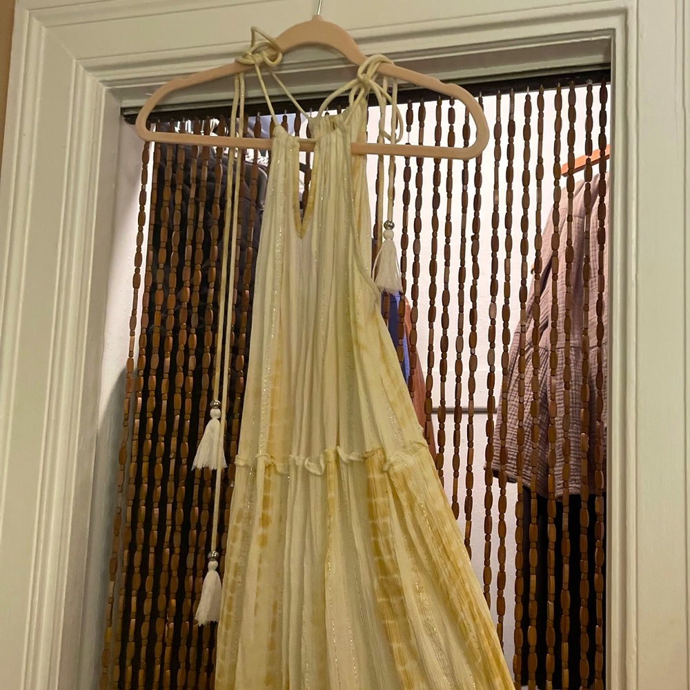 flowy floor length sundress